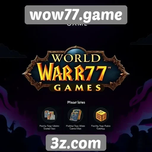 Análise das funcionalidades do site wow77.game
