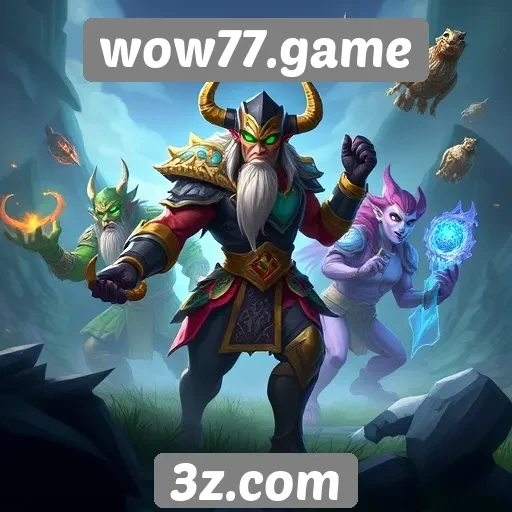 Análise das principais categorias de jogos no wow77.game